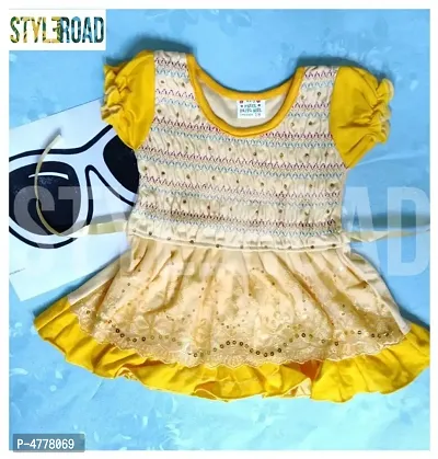 Girl's Trendy Party Wear Dress-thumb0