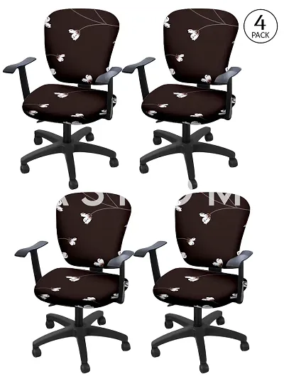 FasHome  Reusable Chair Seat Cover Pack of 4