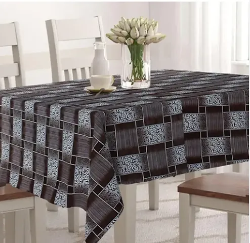 Star Weaves Dining Table Cover 6 Seater Printed Table Cover Without Lace Size 60""x90"" Inches - Waterpoof & Dustproof High Qualtiy Made in India Table Cover,P9