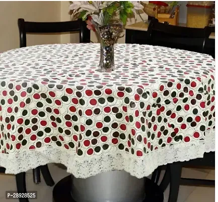 Stylish White PVC Printed Table Cloth For Home-thumb0