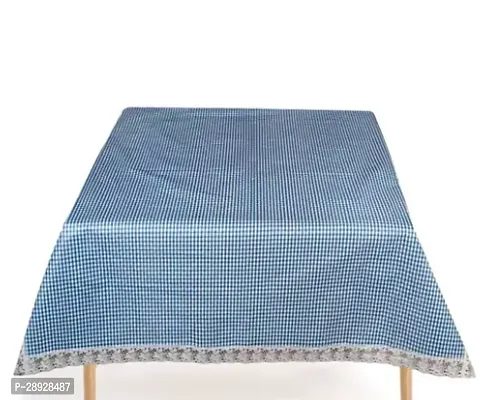 Stylish Blue PVC Printed Table Cloth For Home