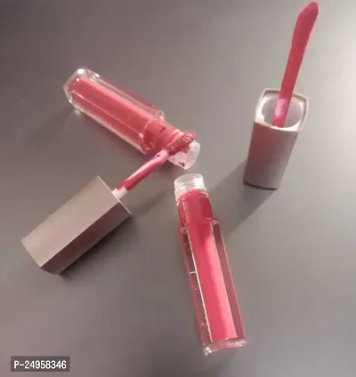 WOODZON Glossy Matte Lipstick With Multi shades || Liquid Lipstick with Matte Finish and Moisturizing Gloss|| Duo Lipstick Pack of 2-thumb0
