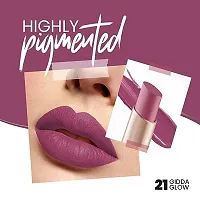 WOODZON Creamy Matte Finish Long lasting Lipstick || Waterproof Lipstick (Pack of 1) (GIDDHA GLOW)-thumb3