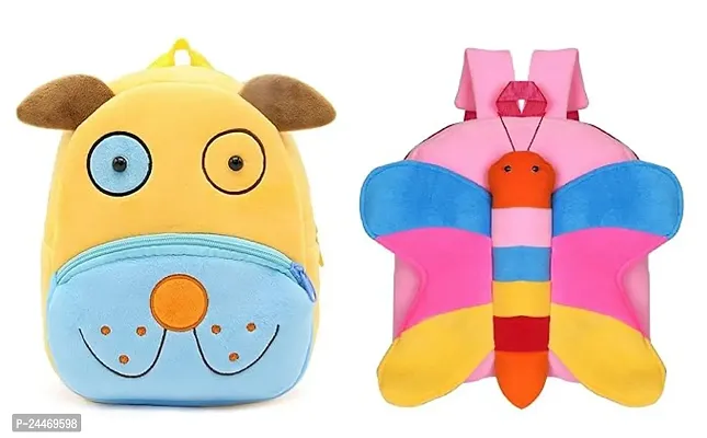 Combo of School Bag for Kids Children Birthday Gift Item Primary Preschool Nursery Bag Cute Cartoon For Kids Cute Toddler Backpack Travel Bag