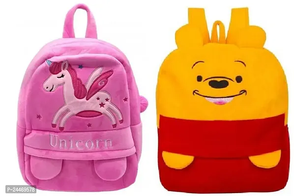 Combo of School Bag for Kids Children Birthday Gift Item Primary Preschool Nursery Bag Cute Cartoon For Kids Cute Toddler Backpack Travel Bag