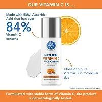 The Moms Co. Natural Vitamin C Face Cream I Cleans  Brightens Skin I Oil Free Look I Instant Glow I Orange Beads I 25 gm-thumb1