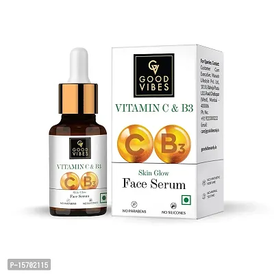 Good Vibes Vitamin C  Vitamin B3 Skin Glow Face Serum, 10 ml-thumb0