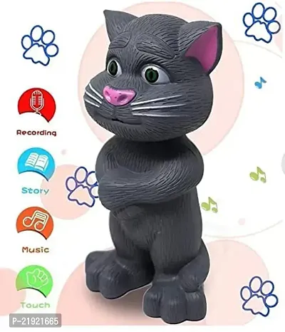 Talking Tom Cat Toy For Kids No Matter What You Say Will Repeat Funny Learning  Speaking Toy (Talking Tom)-thumb0