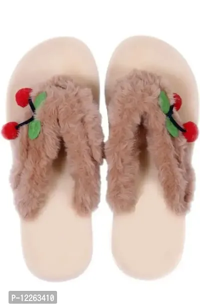 Heyinz flipflop slippers (Brown, 3_point_5_years)-thumb2