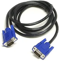 Male to Male VGA Cable 1.5M, Supports PC, Monitor, LCD, LED, Projector, TFT-thumb1