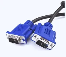 Male to Male VGA Cable 1.5M, Supports PC, Monitor, LCD, LED, Projector, TFT-thumb2