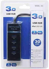 4-Port USB 3.0 Hub Splitter Multi Adapter High Speed For PC Mac Desktop Laptop-thumb3