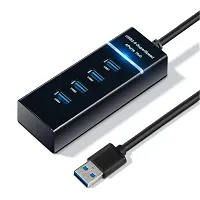 4-Port USB 3.0 Hub Splitter Multi Adapter High Speed For PC Mac Desktop Laptop-thumb2