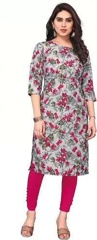 Attractive Crepe Straight Kurta For Women