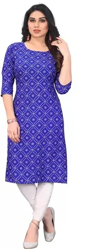 Attractive Crepe Straight Kurta For Women