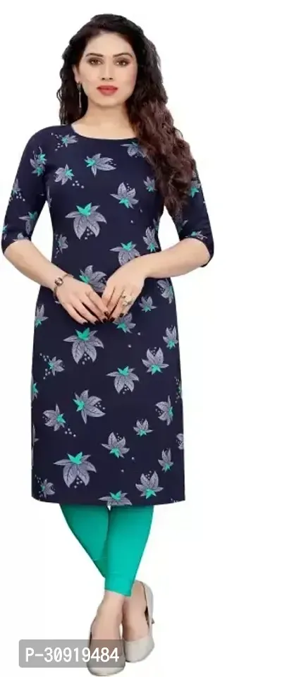 Stylish Blue Cotton Silk Kurta Bottom Set For Women-thumb0