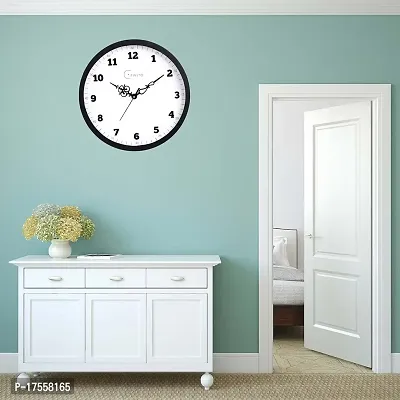 EFINITO 12.5 Inches Stylish White Silent Wall Clock for Home Living Room Bedroom Office-thumb3