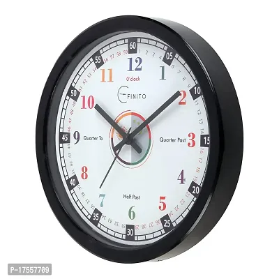 EFINITO 12.5 Inches Time Teaching Wall Clock for Kids - Silent Movement-thumb5