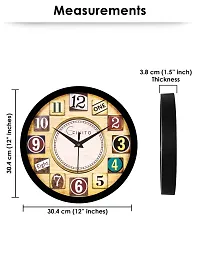 EFINITO Wall Clock for Home/Living Room/Bedroom/Office/Kitchen/Kids Room - Silent Movement - 12 INCH-thumb3