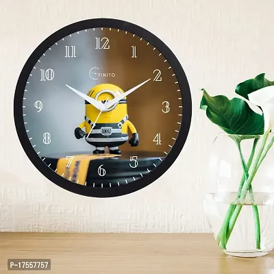 EFINITO 12.5 Inch Minion Wall Clock for Home Living Room Bedroom Office Silent Movement-thumb5