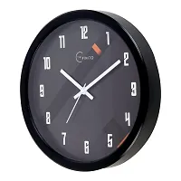 EFINITO 12.5 Inch Massimo Cigar Wall Clock Silent Movement Black Frame-thumb3