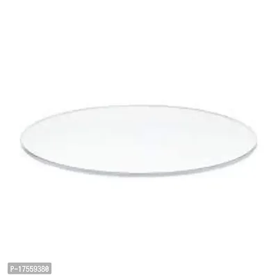 EFINITO Cake Decor 7.25 Inch Round Clear Acrylic Cake Board Ganaching Plate (3mm Thickness)