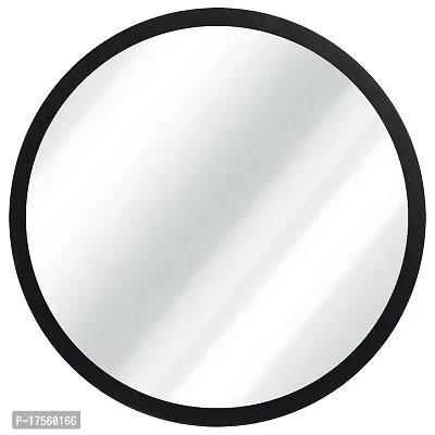 EFINITO 13 Inches Round Wall Mirror for Bathrooms Wash Basin Living Room Bedroom Drawing Room Makeup Vanity Mirror New-thumb5