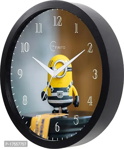 EFINITO 12.5 Inch Minion Wall Clock for Home Living Room Bedroom Office Silent Movement-thumb4