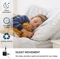 EFINITO Silent Movement Wall Clock Machine with Needles-thumb2