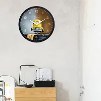 EFINITO 12.5 Inch Minion Wall Clock for Home Living Room Bedroom Office Silent Movement-thumb1