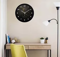 EFINITO 12.5 Inches Wall Clock God Enlightens Every Soul Clock for Home Living Room Bedroom Office Hall Kids Room (Silent Movement, Black Frame) IT-123-thumb4