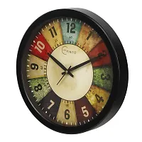 EFINITO 12.5 Inches Wall Clock Classic Roulette Silent for Home Living Room Bedroom Office Hall Kids Room-thumb3