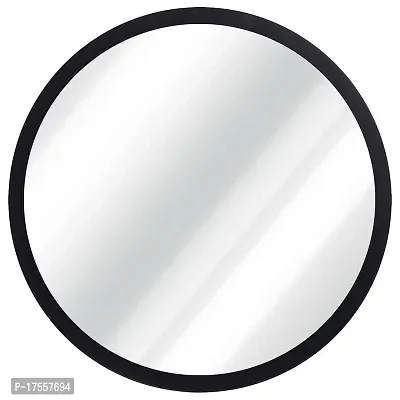 EFINITO 32 cms Round Wall Mirror for Bathroom Wash Basin Bedroom Drawing Room Makeup Vanity Mirror(Framed)-thumb5