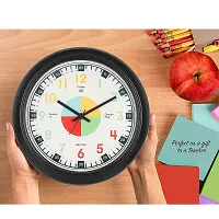 Efinito 14 Inch Wall Clock That Makes Kids Learning Time Faster and Fun Teaching Wall Clock (Silent Movement)-thumb4