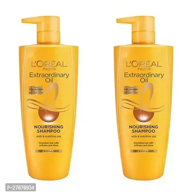L'Oreal Paris Extraordinary Oil Nourishing Shampoo For Dry  Dull Hair, 1000ml (PACK OF 2)