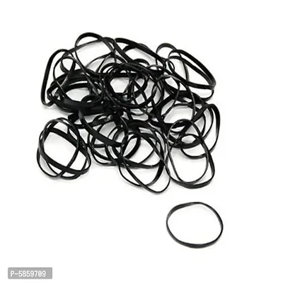 BuyMeIndia-  (Pack of 150) Black Disco hair band cotton rubber Black band Hair rubber bands for women  Girls
