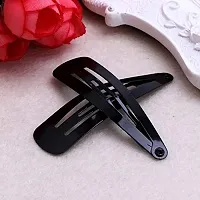 BuyMeIndia- (Pack of 12)  Black tic tac hair clips for girls tic tac clips for women stylish tic tac clips for girls-thumb2