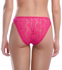 Madam Women's and Girls Low Waist Full Net Sexy Bikini Panty (Pack of 1)-thumb2