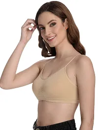 Madam Air Bra, Sports Bra, Stretchable Non-Padded and Non-Wired Bra for Women and Girls,Free Size (Pack of 1)-thumb1