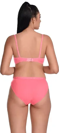 Madam Designer Bra & Panty Set for Women ll Ladies and Girls Lingerie Set Pink-thumb2