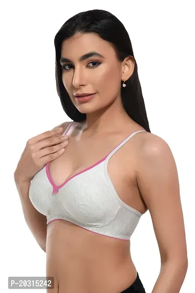 Stylish Fancy Cotton Blend Solid Bras For Women Pack Of 1-thumb4