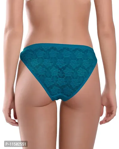 Madam Fancy Lycra Full Net Designer Girls/ Women Bikini Panty-thumb5