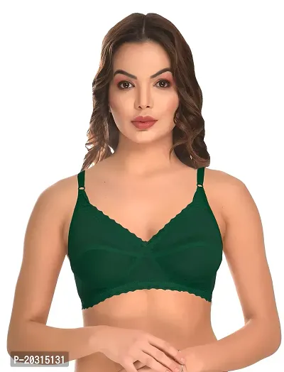 Stylish Fancy Net Solid Bras For Women Pack Of 1