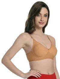 Madam t-Shirt Non Padded Bra for Girls and Women (Pack of 1) Golden-thumb1