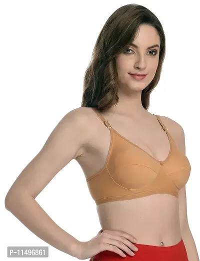 Madam t-Shirt Non Padded Bra for Girls and Women (Pack of 1) Golden-thumb2