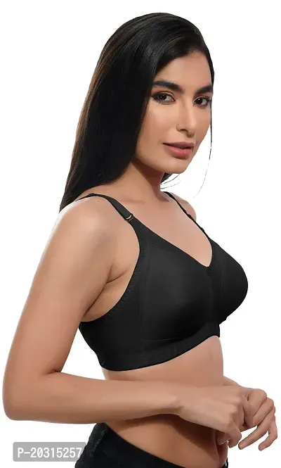 Stylish Fancy Cotton Blend Solid Bras For Women Pack Of 1-thumb2