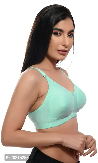 Stylish Fancy Cotton Blend Solid Bras For Women Pack Of 1-thumb2