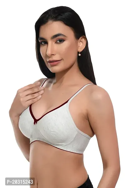 Stylish Fancy Cotton Blend Solid Bras For Women Pack Of 1-thumb4