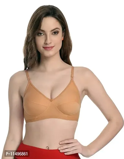 Madam t-Shirt Non Padded Bra for Girls and Women (Pack of 1) Golden