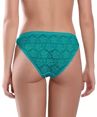 Madam Fancy Lycra Full Net Designer Girls/ Women Bikini Panty-thumb2